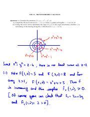 Multivariable Calculus - Solutions.pdf - DIS 11 - MULTIVARIABLE ...