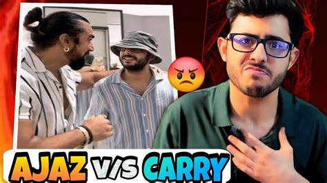 Carryminati Vs Ajaz Khan Ajaz Khan Roast The End Youtube