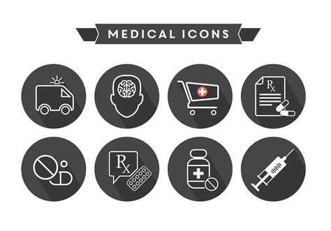 Free Medical Icons 111007 Vector Art at Vecteezy