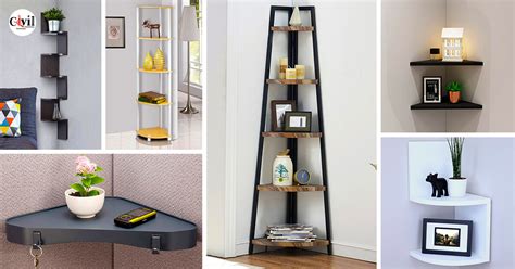 Living Room Corner Shelves Ideas Cabinets Matttroy