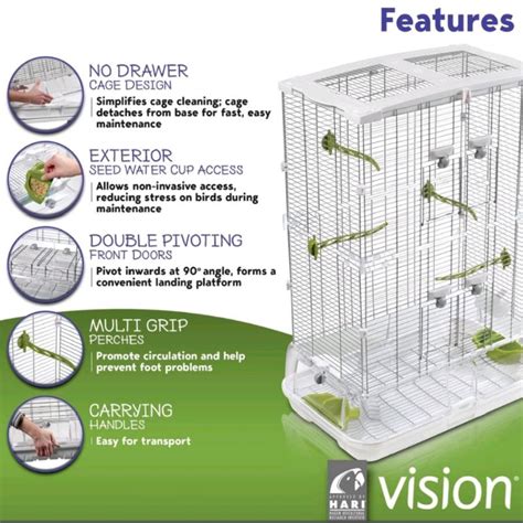 Vision Bird Cage M02 ขนาดกลาง Shopee Thailand