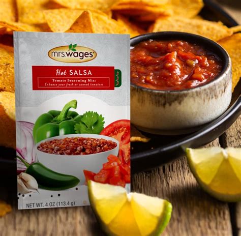 Tomato Salsa Mix Products Mrs Wages