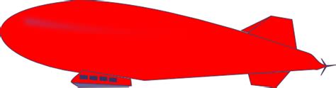 Red Blimp Clip Art At Vector Clip Art Online Royalty Free