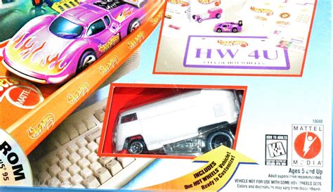 Hot Wheels Custom Car Designer CD Rom VW Drag Bus Universal Classic Toys
