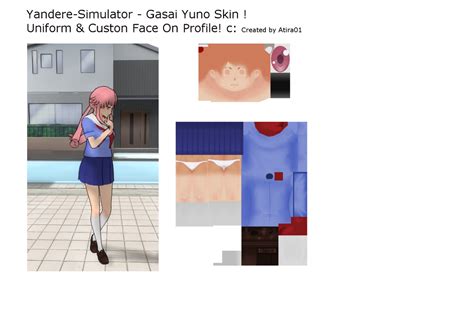 Yandere Simulator/Gasai Yuno Skin by Atira01 on DeviantArt