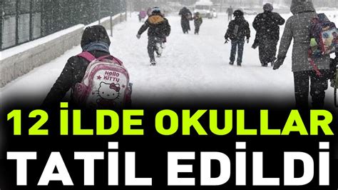 Ilde Okullar Tatil Edildi