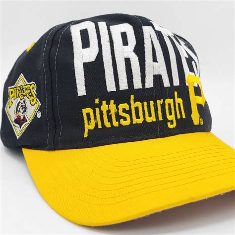 Pittsburgh Pirates Vintage 90s Logo 7 Snapback Hat Producto Etsy