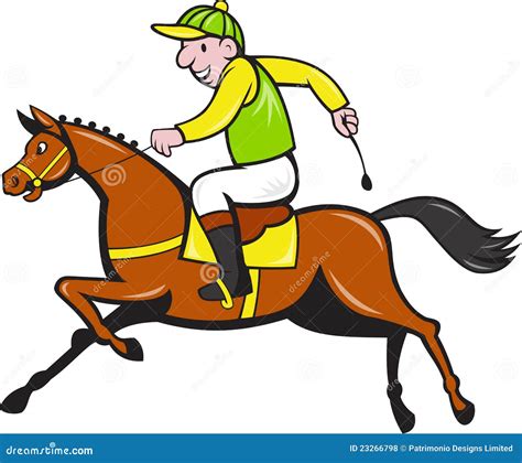 Horse Race Images Cartoon