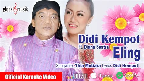 Didi Kempot Diana Sastra Eling Official Karaoke Video YouTube