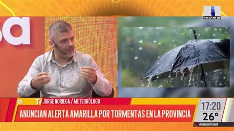 El Meteor Logo Jorge Noriega Nos Anuncia El Alerta Amarillo Por