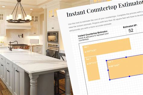 Instant Countertop Estimator Palmetto Granite