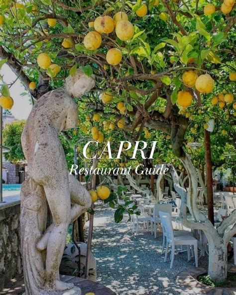 Best restaurants in Capri | Capri Guide - Style My Trip