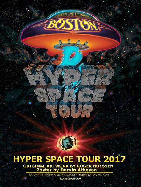 Tour Boston S Hyper Space Tour Poster Darvin Atkeson Flickr