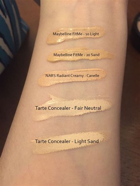 Tarte Shape Tape Concealer Swatches And Comparisons Tarte Shape Tape Concealer Shape Tape