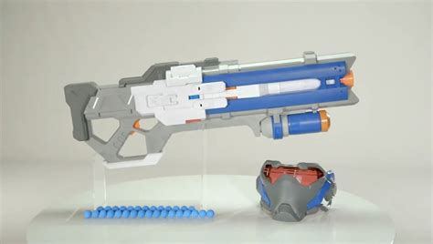 Overwatch Soldier 76 Nerf Rival Blaster Neuf Avec Visière De Ciblage Et