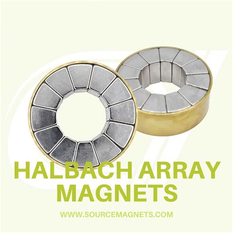 Custom Halbach Array Magnets N Neodymium Magnet Components Magnetic