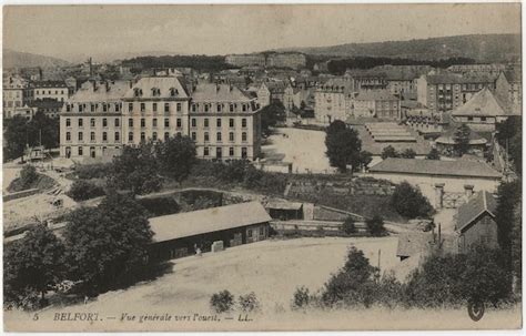 Belfort Belfort vue générale vers l ouest Carte postale ancienne