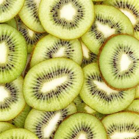 Premium Photo Kiwi Fruits Collection Food Background Square Slices