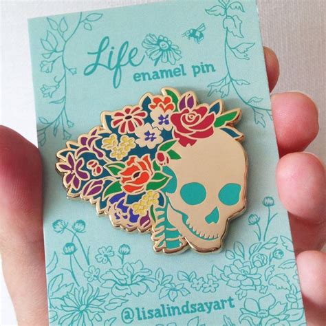 Skull Brooch Etsy