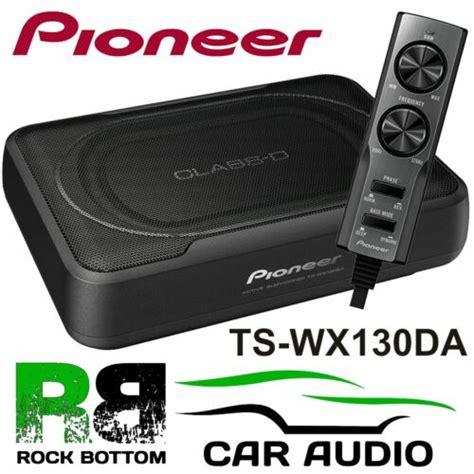 Pioneer TS WX130DA 160 Watts Amplified Car Underseat Flat Sub Box