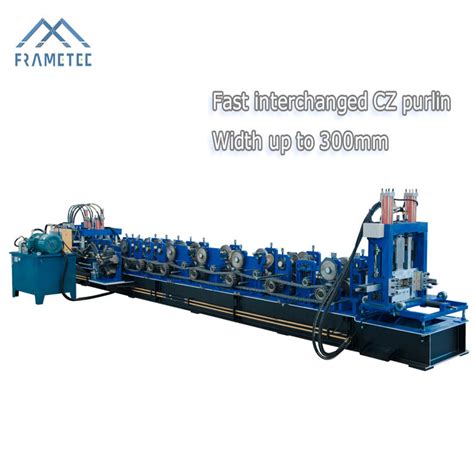 Cz Purlin Roll Forming Steel Channel Purlin Making Machine Metal