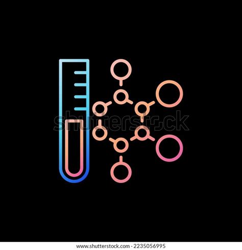 Chemical Formula Test Tube Vector Chemistry Stock Vector Royalty Free