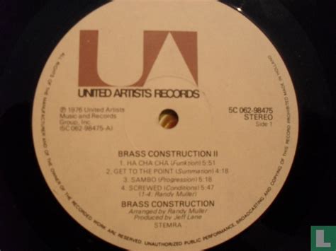 Ii Lp 5c 062 98475 1976 Brass Construction Lastdodo