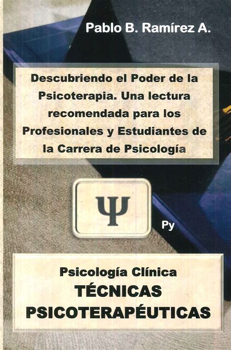 Técnicas Psicoterapéuticas Psicología Clínica Ediciones Técnicas