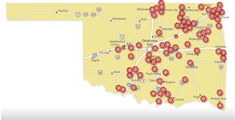 Interactive Map of Oklahoma Casinos | TravelOK.com - Oklahoma's ...