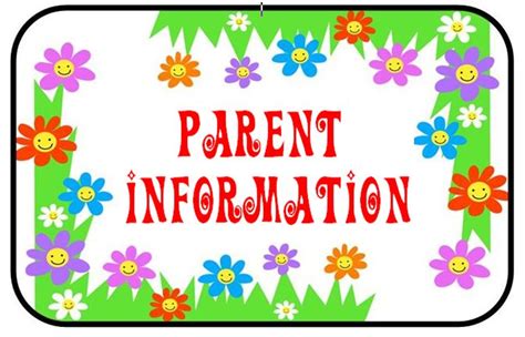 Parent Information Clipart