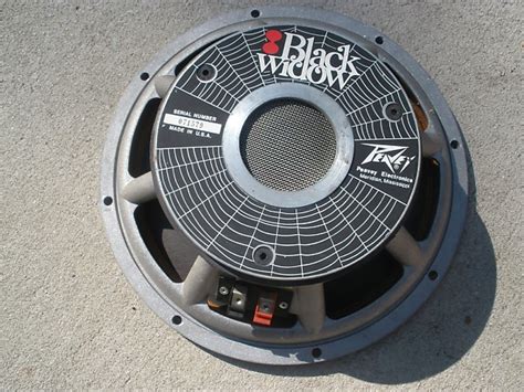 Peavey Black Widow Inch Speaker Model Ohms Reverb Uk