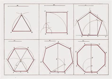 Pintar Crear Pensar Polígonos Regulares Mathematics Geometry