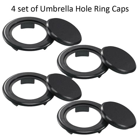 Sets Inch Patio Garden Table Parasol Umbrella Hole Ring Cap Set