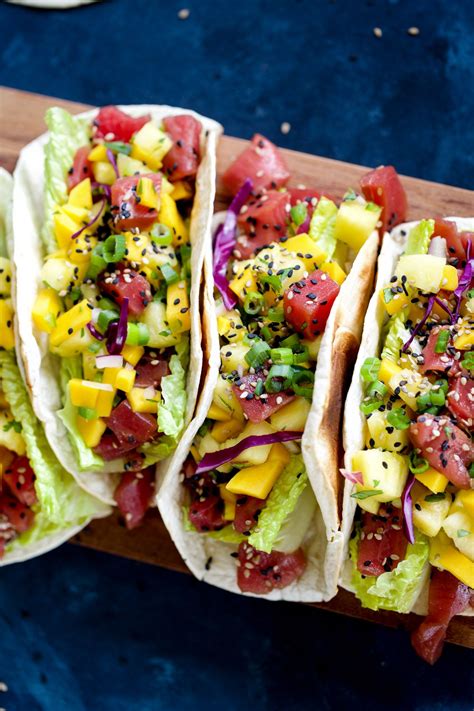 Ahi Poke Tacos Recipe