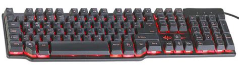 Clavier Gaming USB semi mécanique avec rétroéclairage 7 couleurs