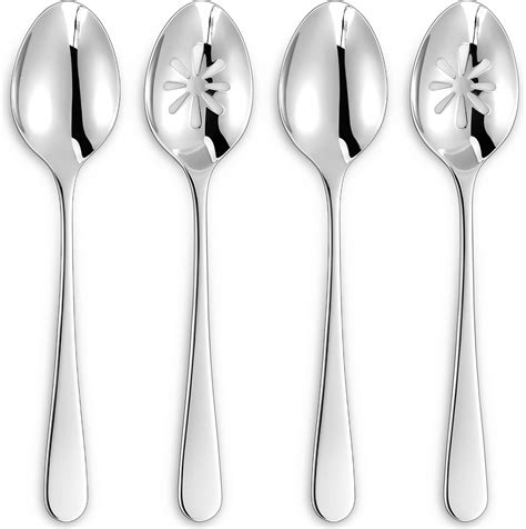 Oneida Vale Set Of 3 Serving Spoons Silver Serving Sets