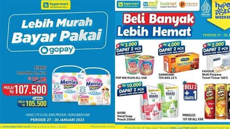 Promo Hypermart Hari Ini Senin 30 Januari 2023 Belanja Pampers Anak