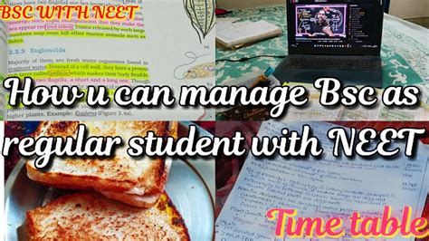 How U Can Manage Bsc With Neet As A Regular College Students Neet