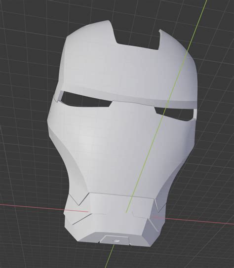 Iron Man Template Mask