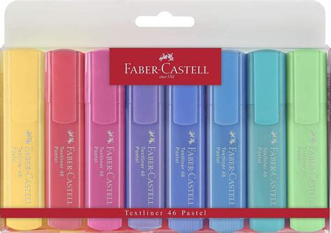 Faber Castell Pastel Highlighter Textliner Marker Pen In Assorted Colo