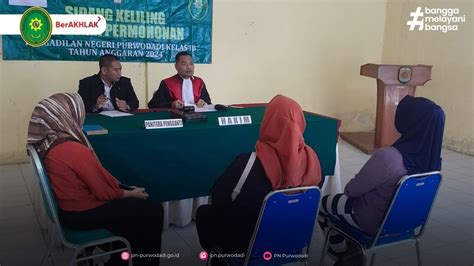 Pelaksanaan Sidang Keliling Perkara Permohonan Tahun Anggaran Di