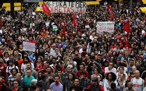 Domingo Marcado Por Protestos Contra Temer E Por Diretas J