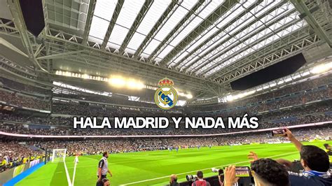 Hala Madrid y nada más cantado por primera vez en el Nuevo estadio