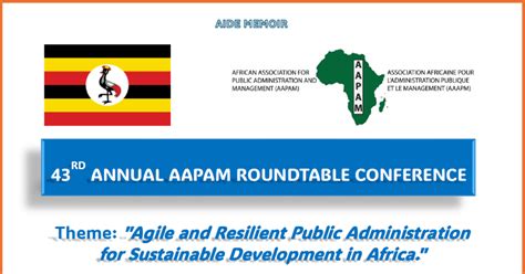 Rd Annual Roundtable Conference Aapam