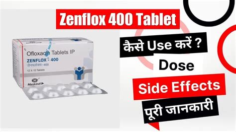 Zenflox Tablet Uses In Hindi Side Effects Dose Youtube