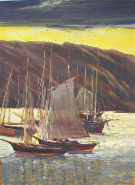 Seining Boats By Ralph Bush Monhegan Commons