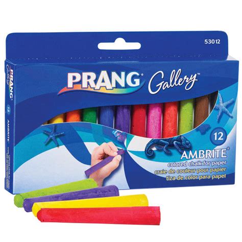 Prang Gallery Ambrite Paper Chalk 12pk