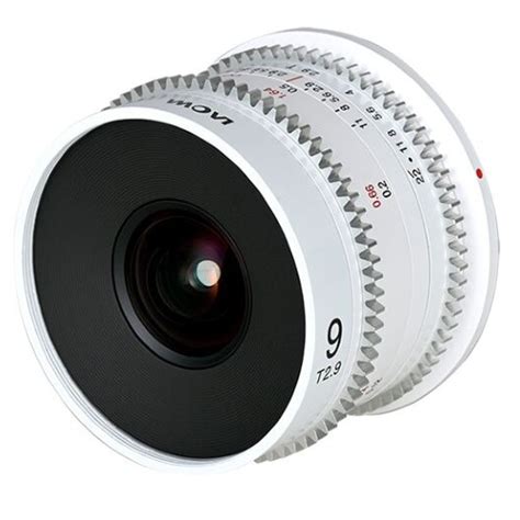 Laowa 9mm T2 9 Zero D Cine Lens White Canon RF