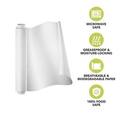 Food Grade Grease Proof Paper Roll Gsm At Rs Kg In New Delhi