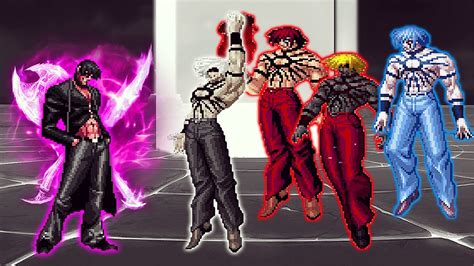 KOF Mugen Iori Yagami LV 1 Vs Insane Orochi Team YouTube